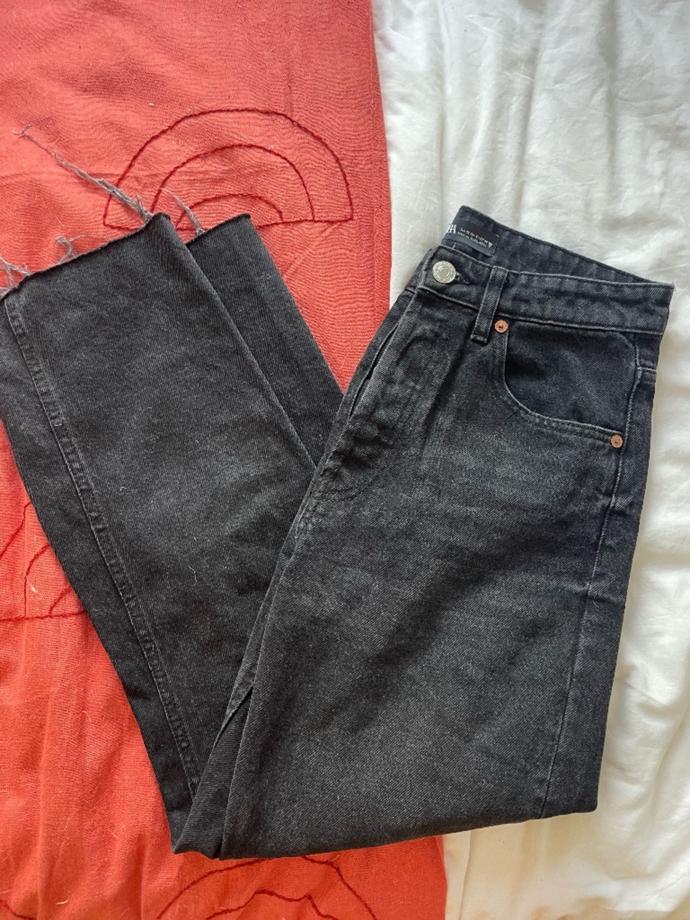 Zara Straight Leg Black Jean